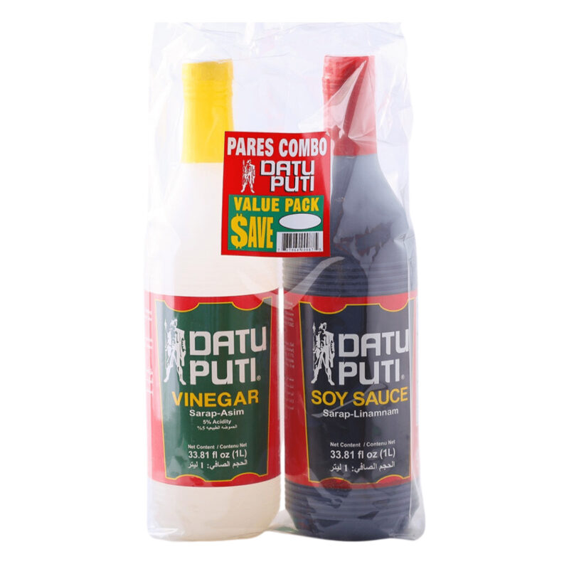 Datu Puti Value Pack (Vinegar And Soy Sauce) (1L)