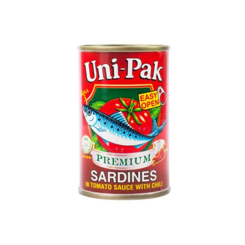 Unipak Sardines In Tomato Sauce With Chilli (425g)