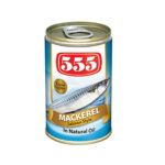 555 Mackerel In Natural Oil (155g)